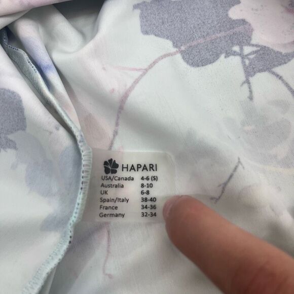 Hapari Womens Floral Halter SPF 50+ Tankini Top Swimwear Multicolor Small - Picture 7 of 14